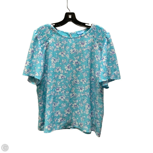 Top Short Sleeve By Draper James, Size: Xlarge