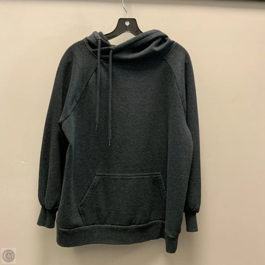 Sweatshirt Hoodie By Zenana In Black, Size: Xl