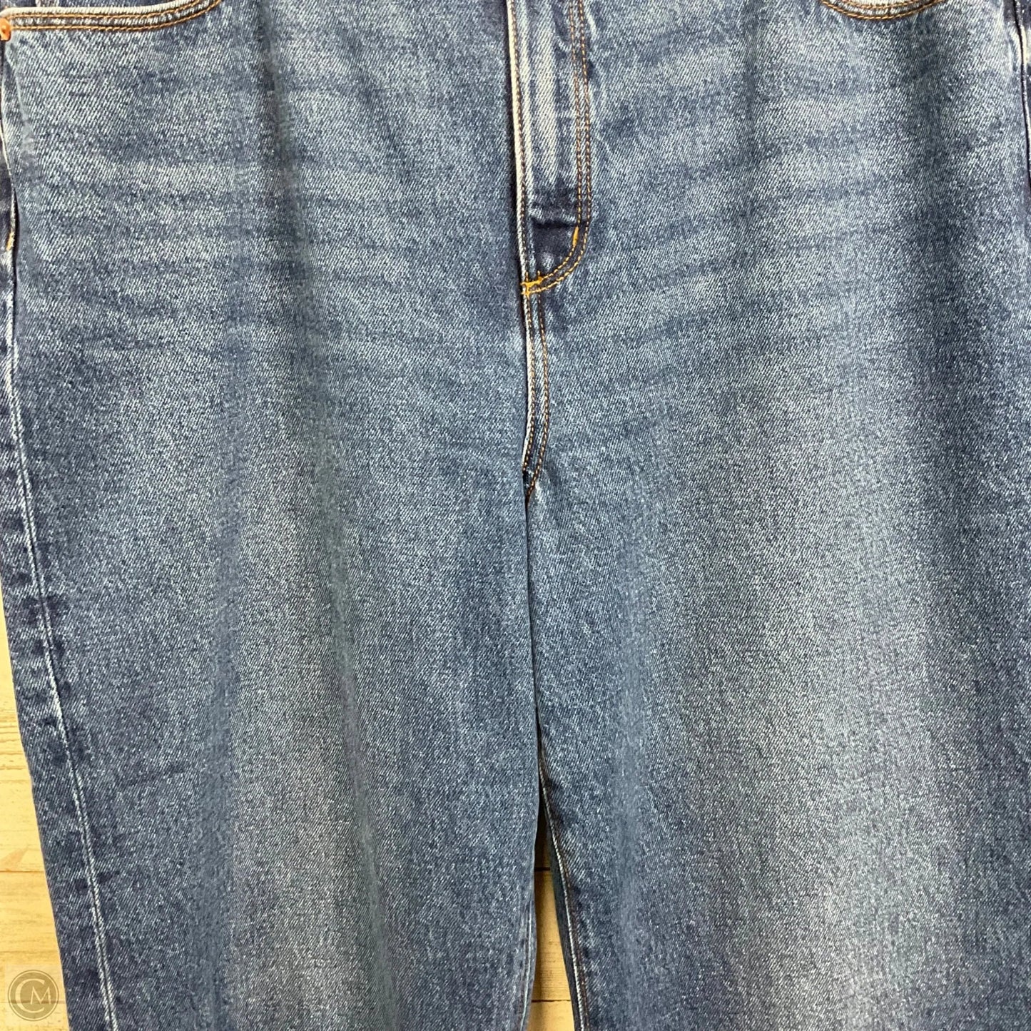 Jeans Wide Leg By Loft In Blue Denim, Size: 16