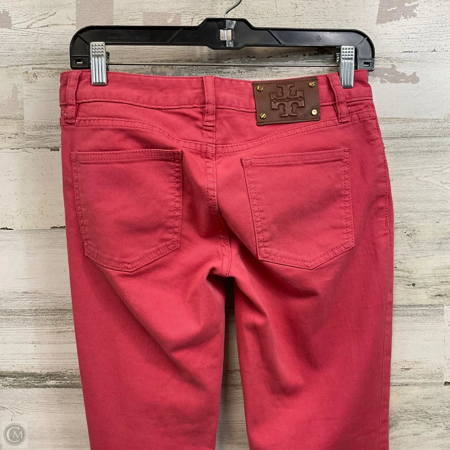 Jeans Designer By Tory Burch In Pink, Size: 2