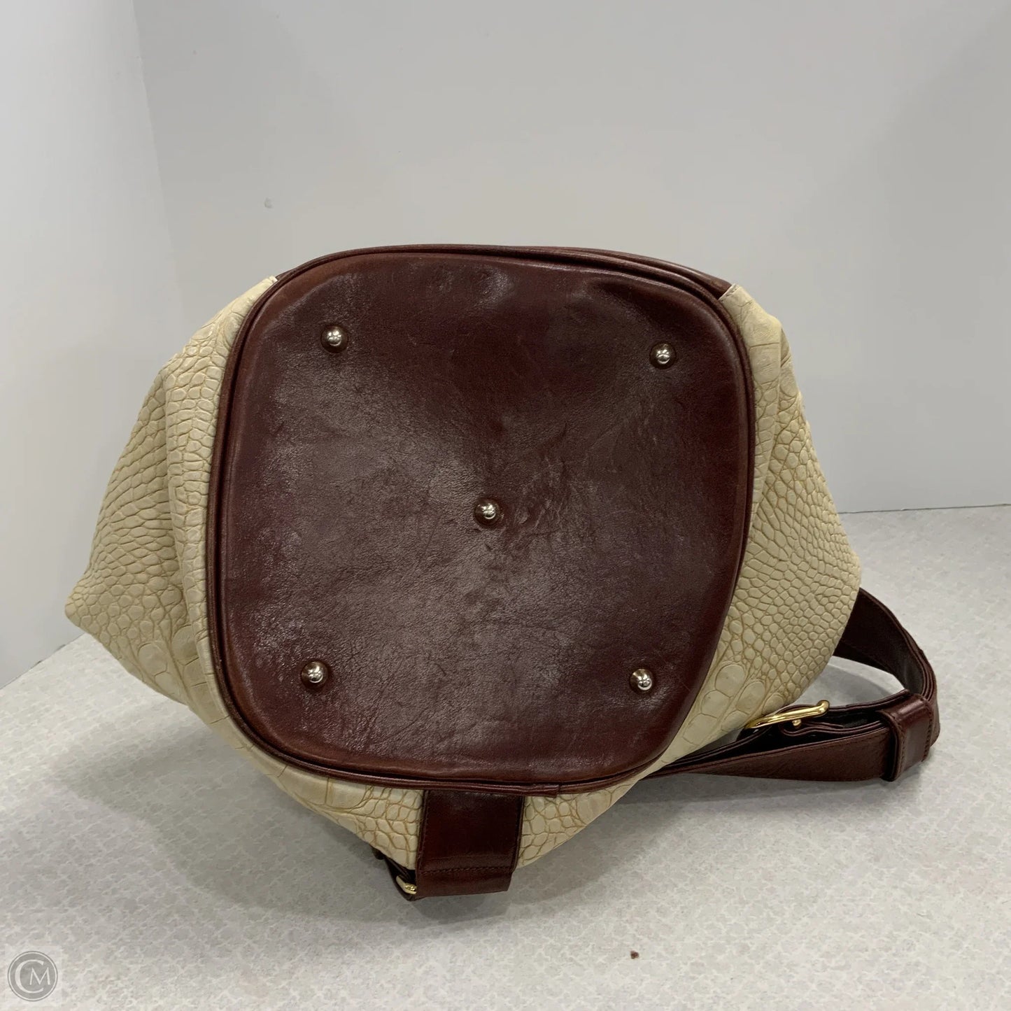Handbag Leather By MARINO ORLANDI, Size: Large