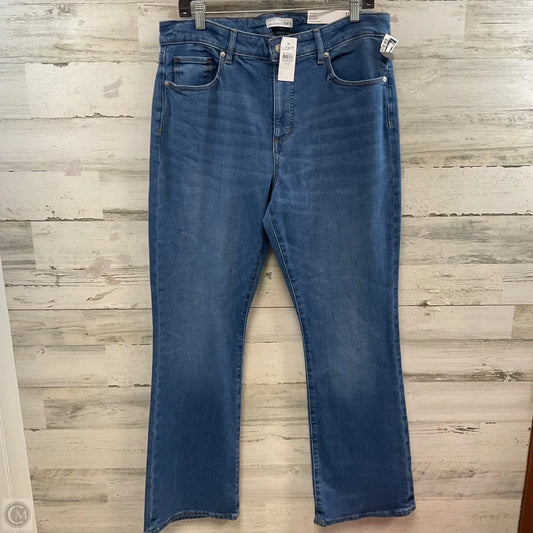 Jeans Boot Cut By Loft In Blue Denim, Size: 14