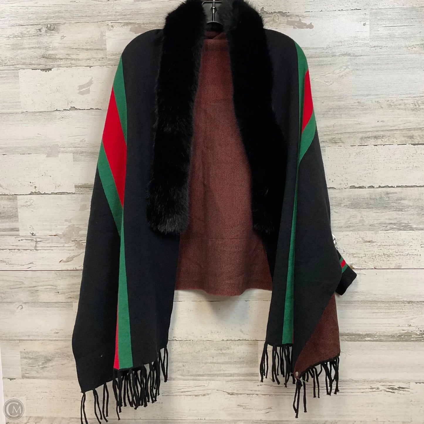 Shawl By Cme In Black, Size: Osfm