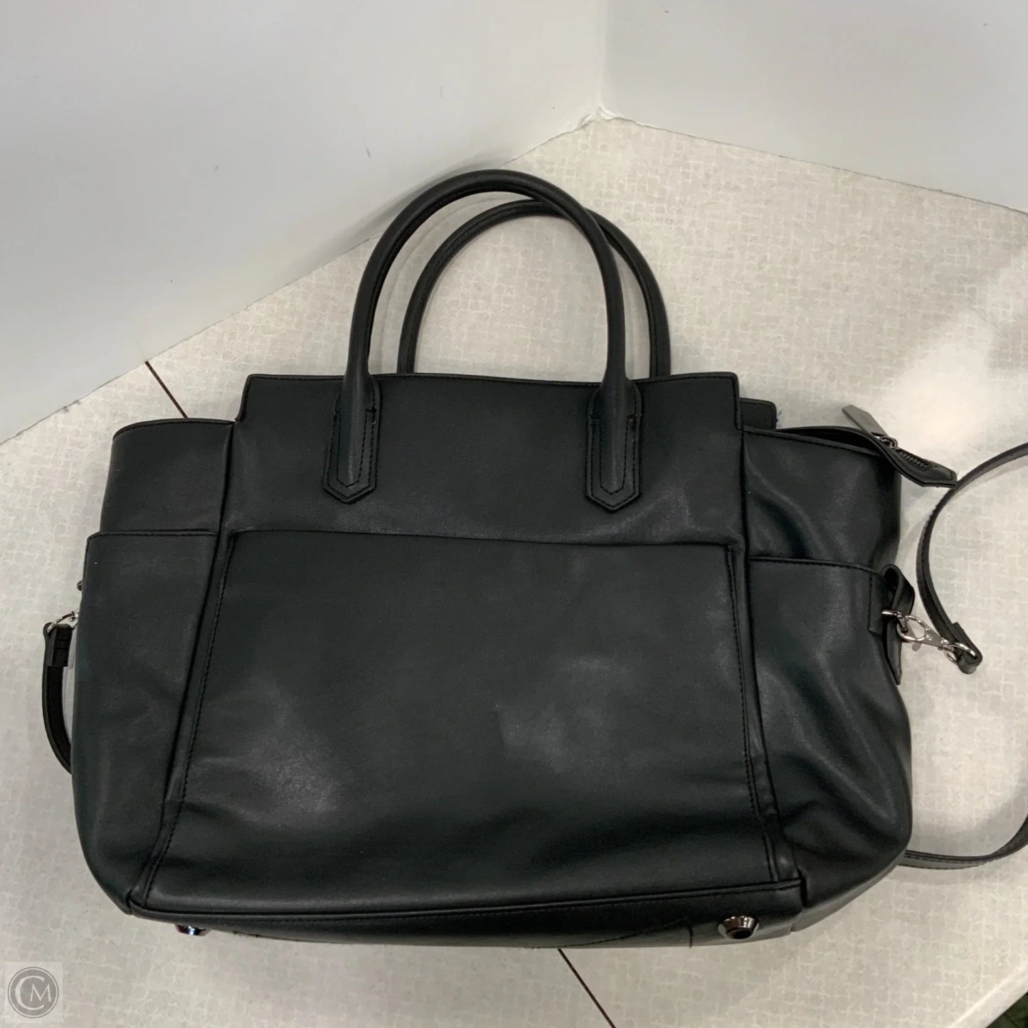 Handbag Leather By Reed, Size: Large