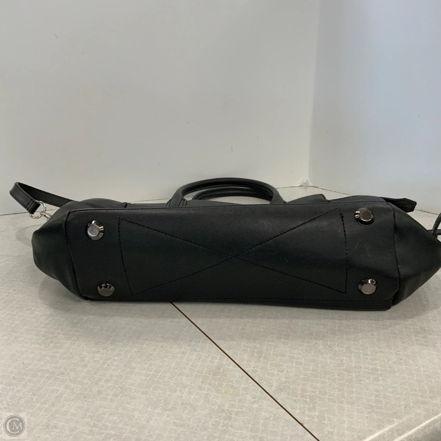 Handbag Leather By Reed, Size: Large