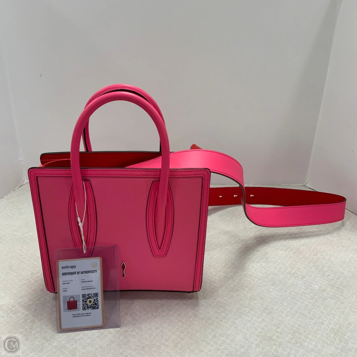 Handbag Luxury Designer By Christian Louboutin, Size: Small