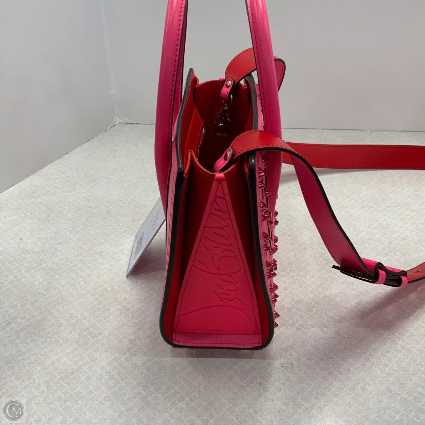 Handbag Luxury Designer By Christian Louboutin, Size: Small