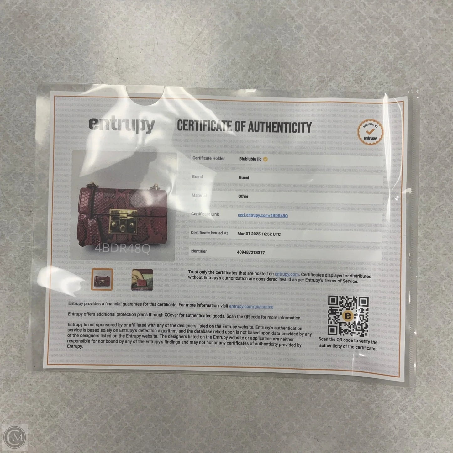 Handbag Luxury Designer By Gucci, Size: Small