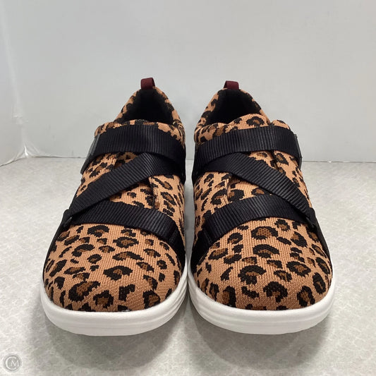 Shoes Sneakers By Clarks In Animal Print, Size: 12