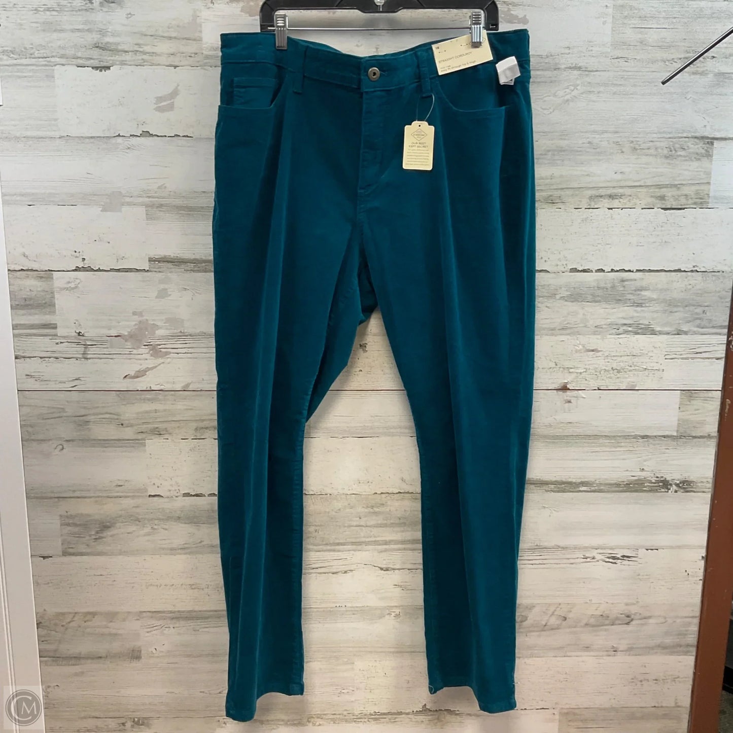 Pants Corduroy By St Johns Bay In Green, Size: 18