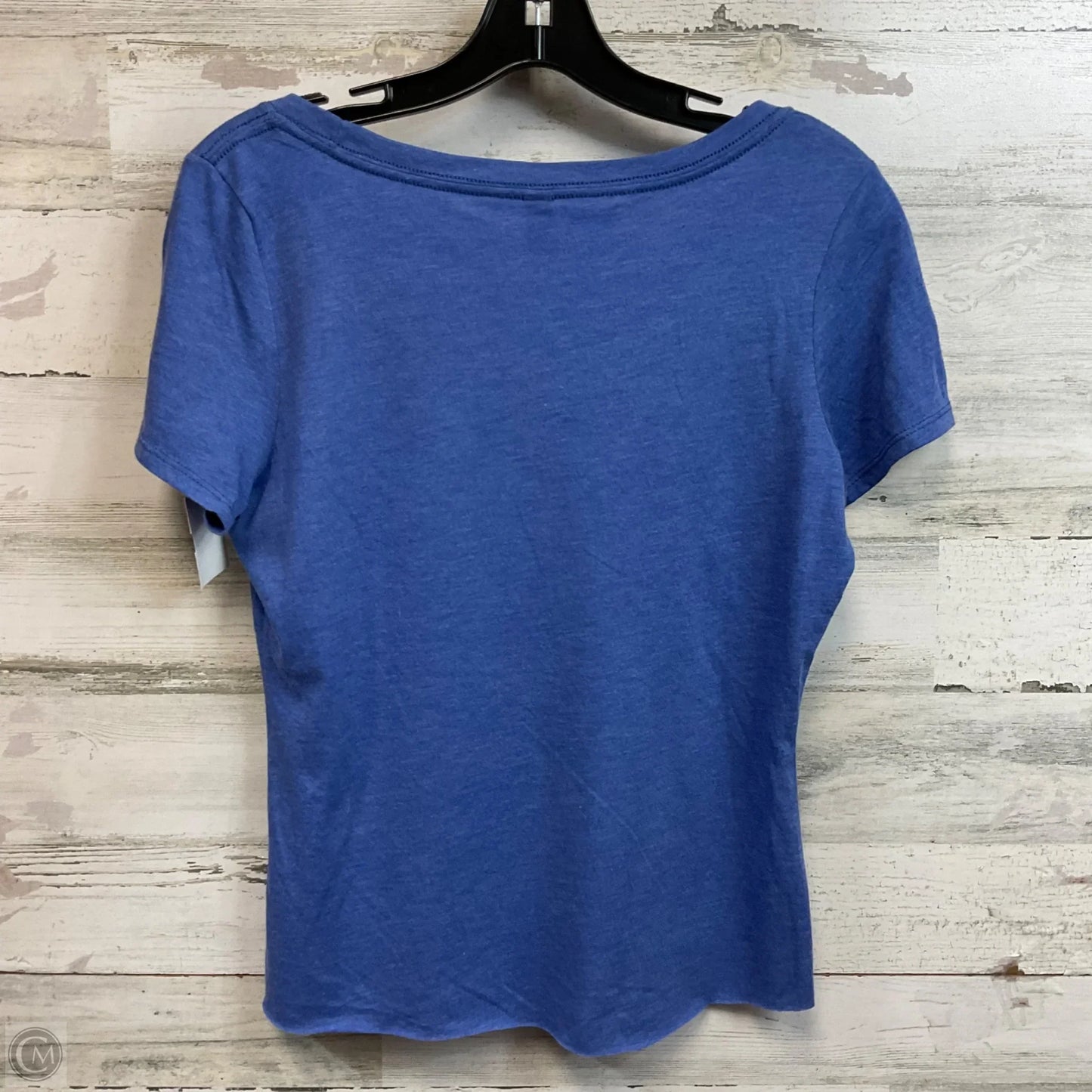 Top Short Sleeve By Next Level In Blue, Size: L