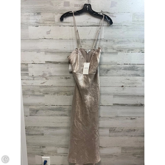Dress Party Midi By Joie In Tan, Size: M