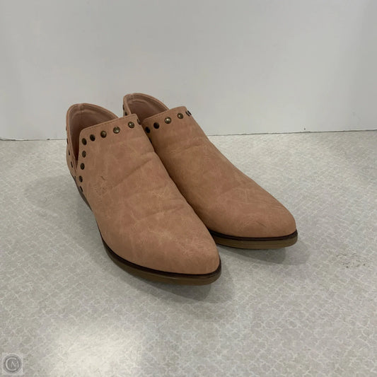 Boots Ankle Flats By Seven 7 In Brown, Size: 8