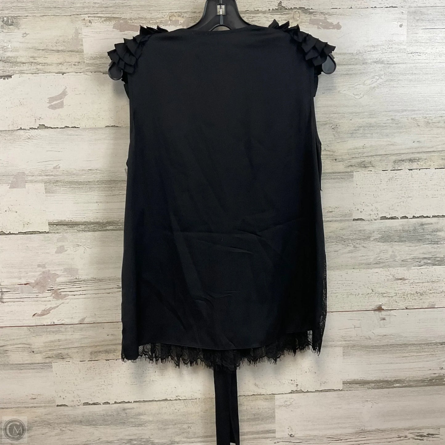 Blouse Sleeveless By Robert Rodriguez In Black, Size: 6