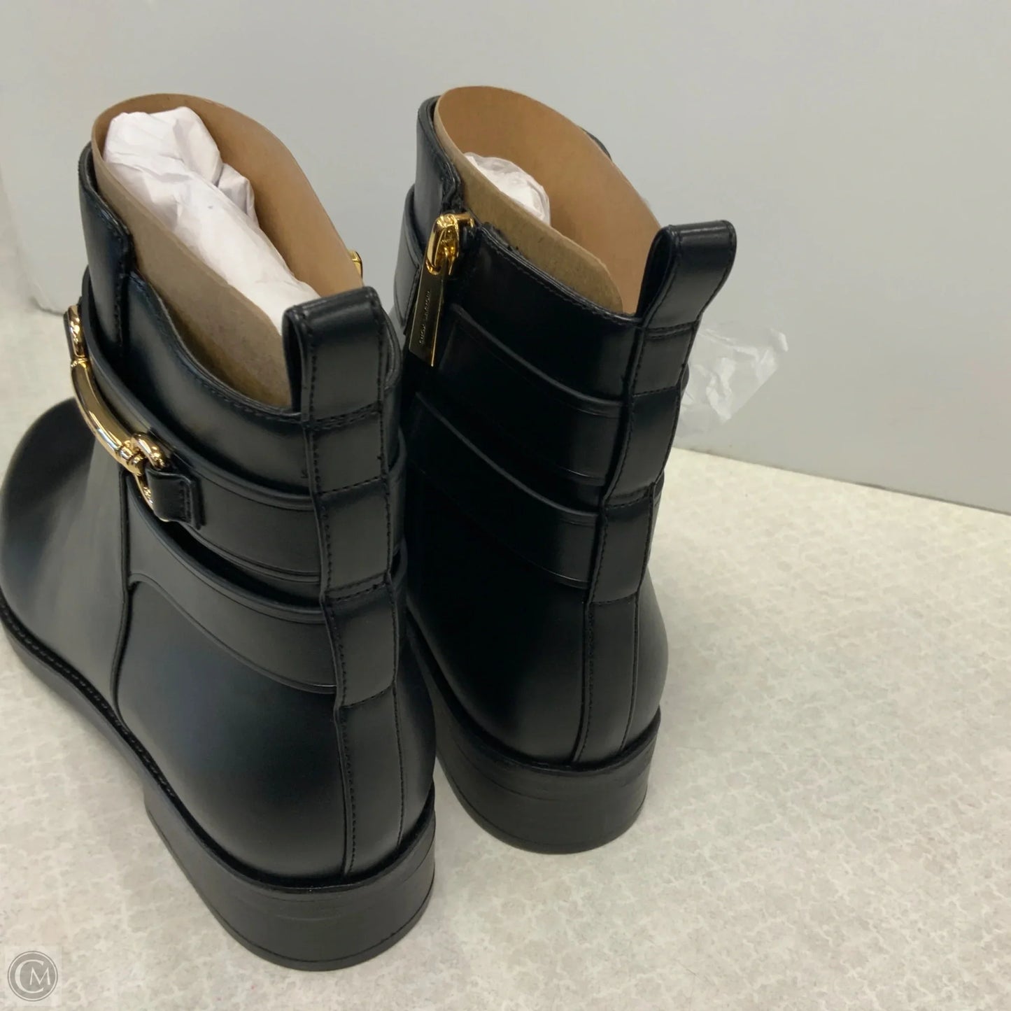 Boots Designer By Michael Kors In Black, Size: 7.5