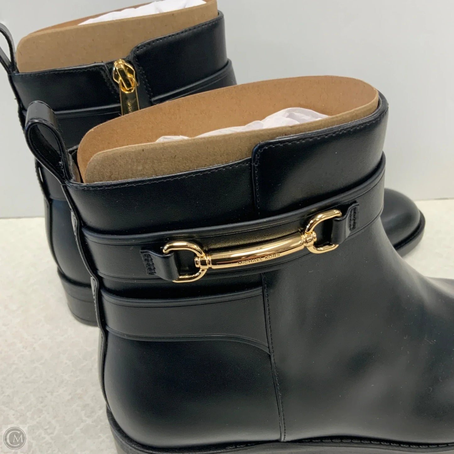 Boots Designer By Michael Kors In Black, Size: 7.5