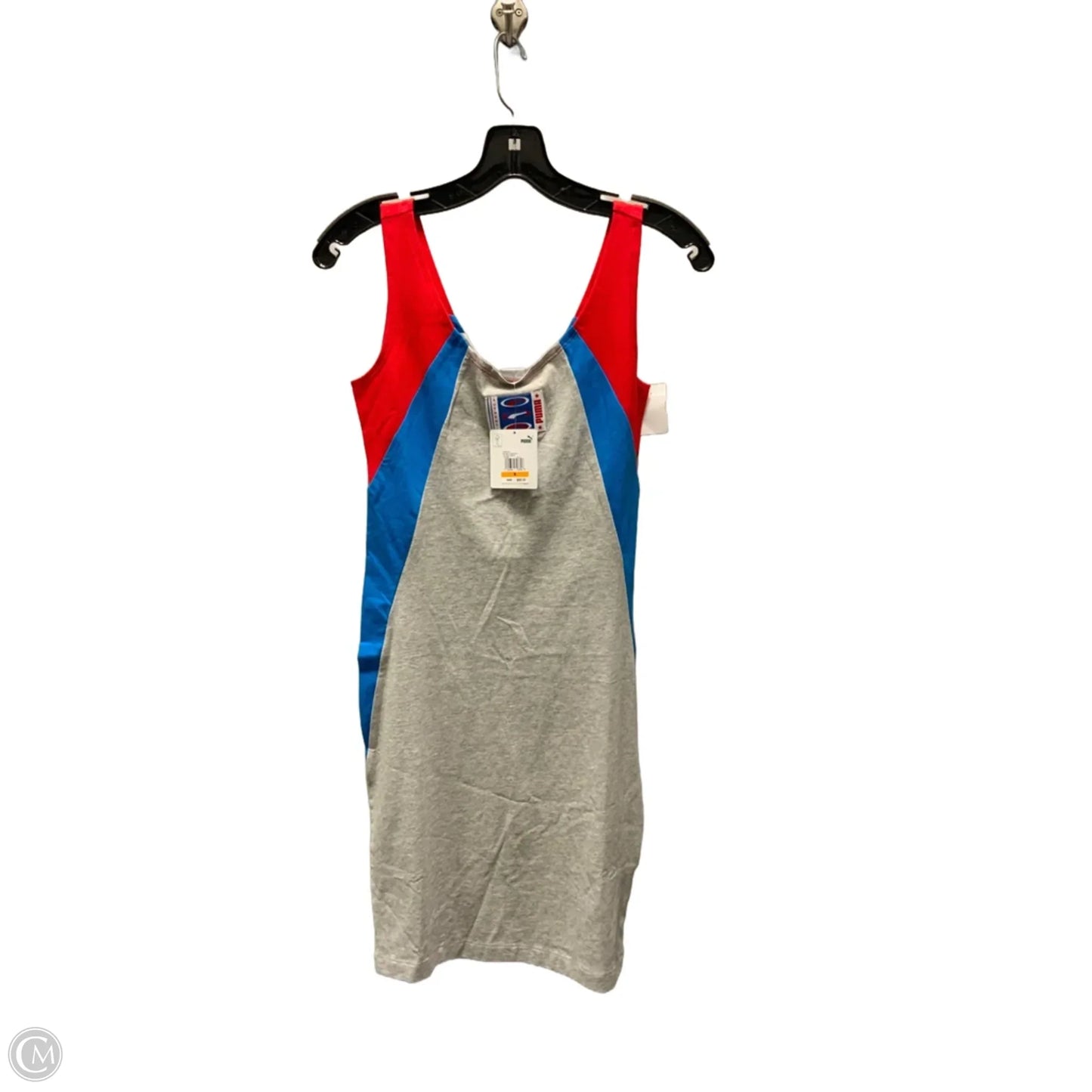 Athletic Dress By Puma In Grey, Size: S