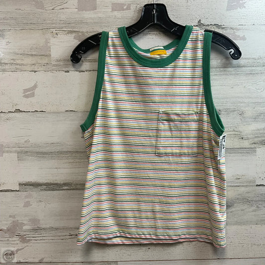 Top Sleeveless By Mother In Green, Size: S