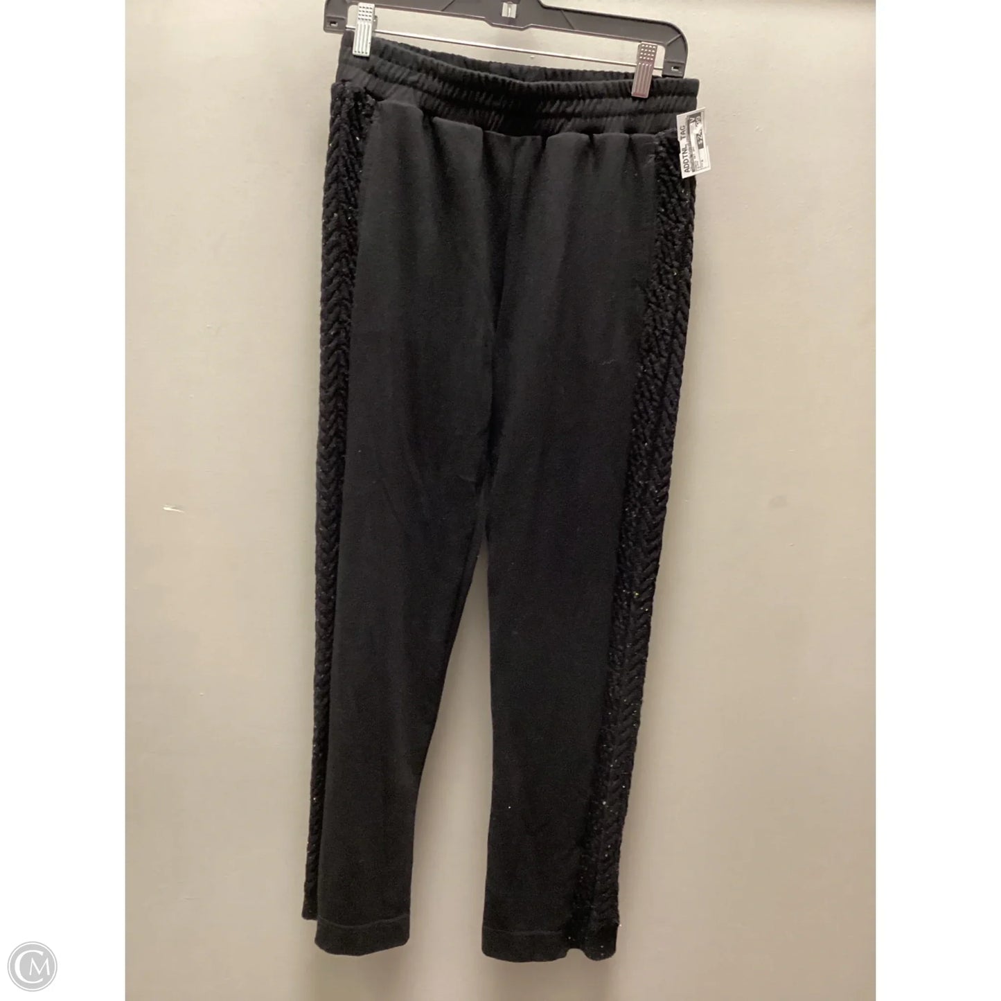 Pants Set 2pc By Natural Reflections In Black, Size: S