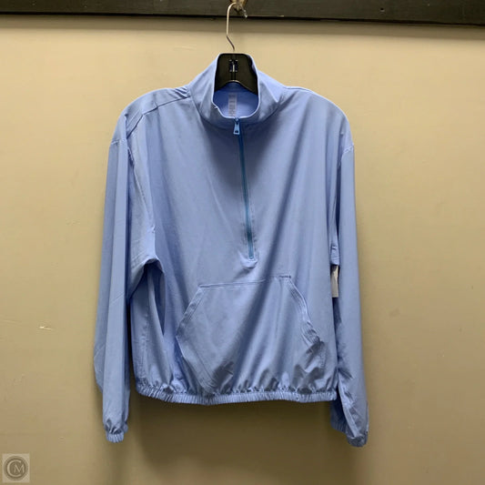 Athletic Top Long Sleeve Collar By Beyond Yoga In Blue, Size: Xs