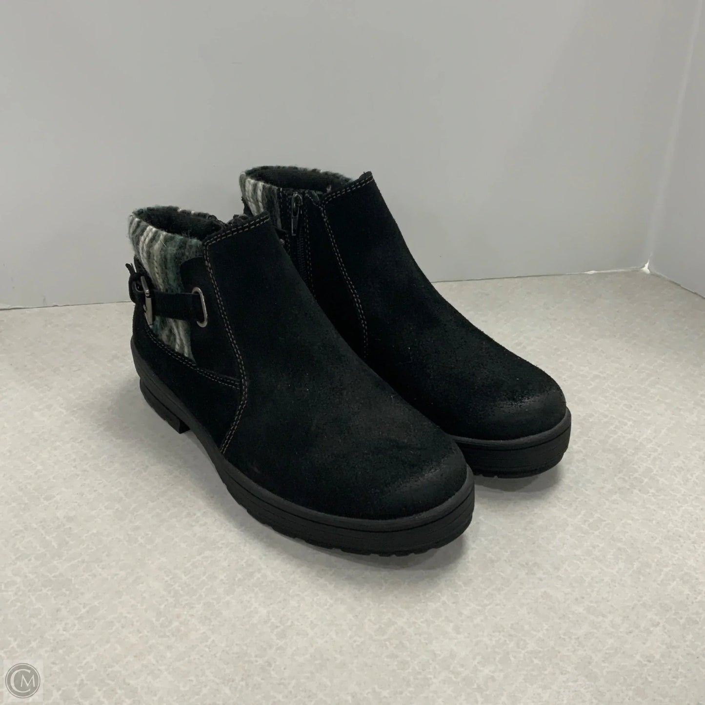 Boots Ankle Flats By Earth Origins In Black, Size: 10