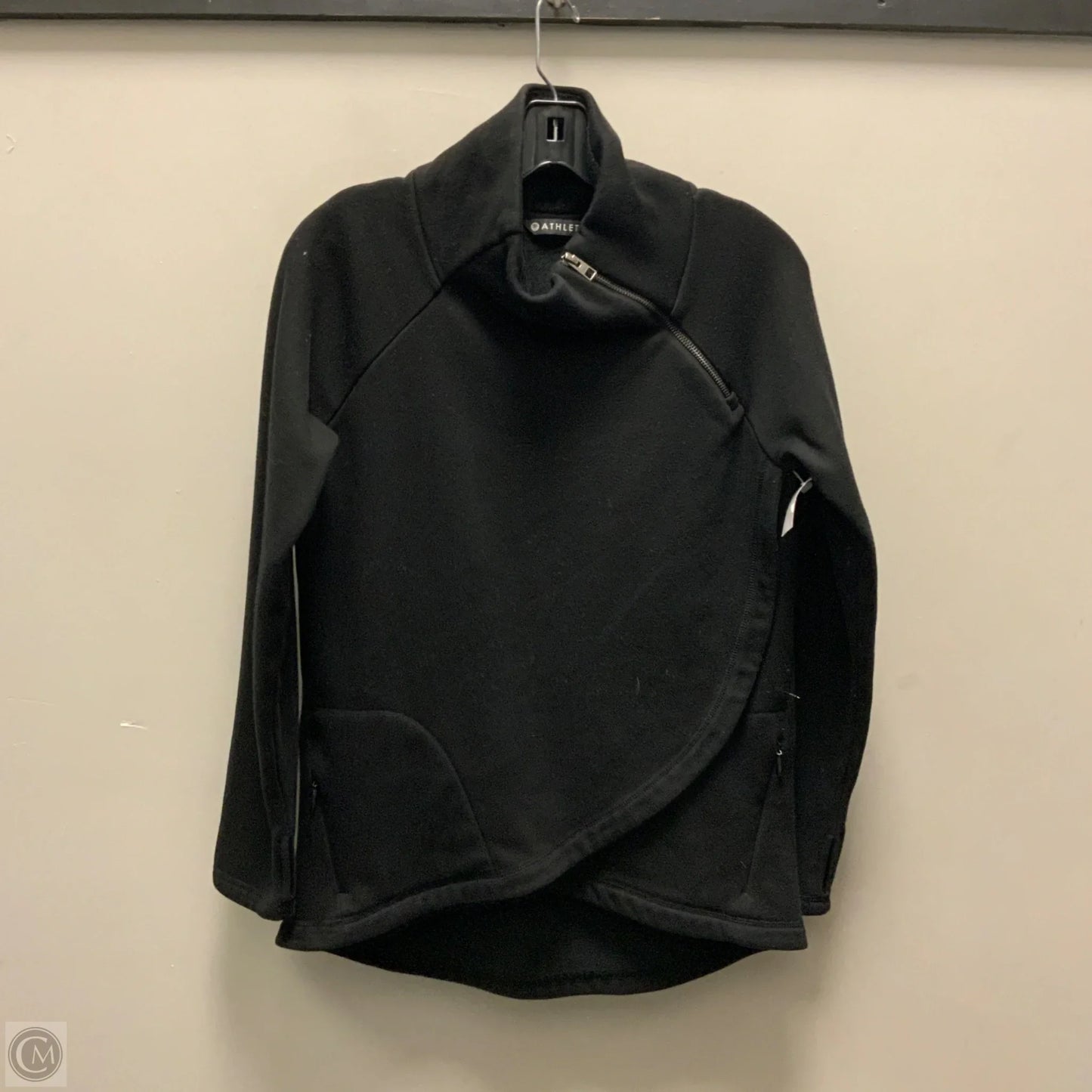 Top Long Sleeve By Athleta In Black, Size: Xs