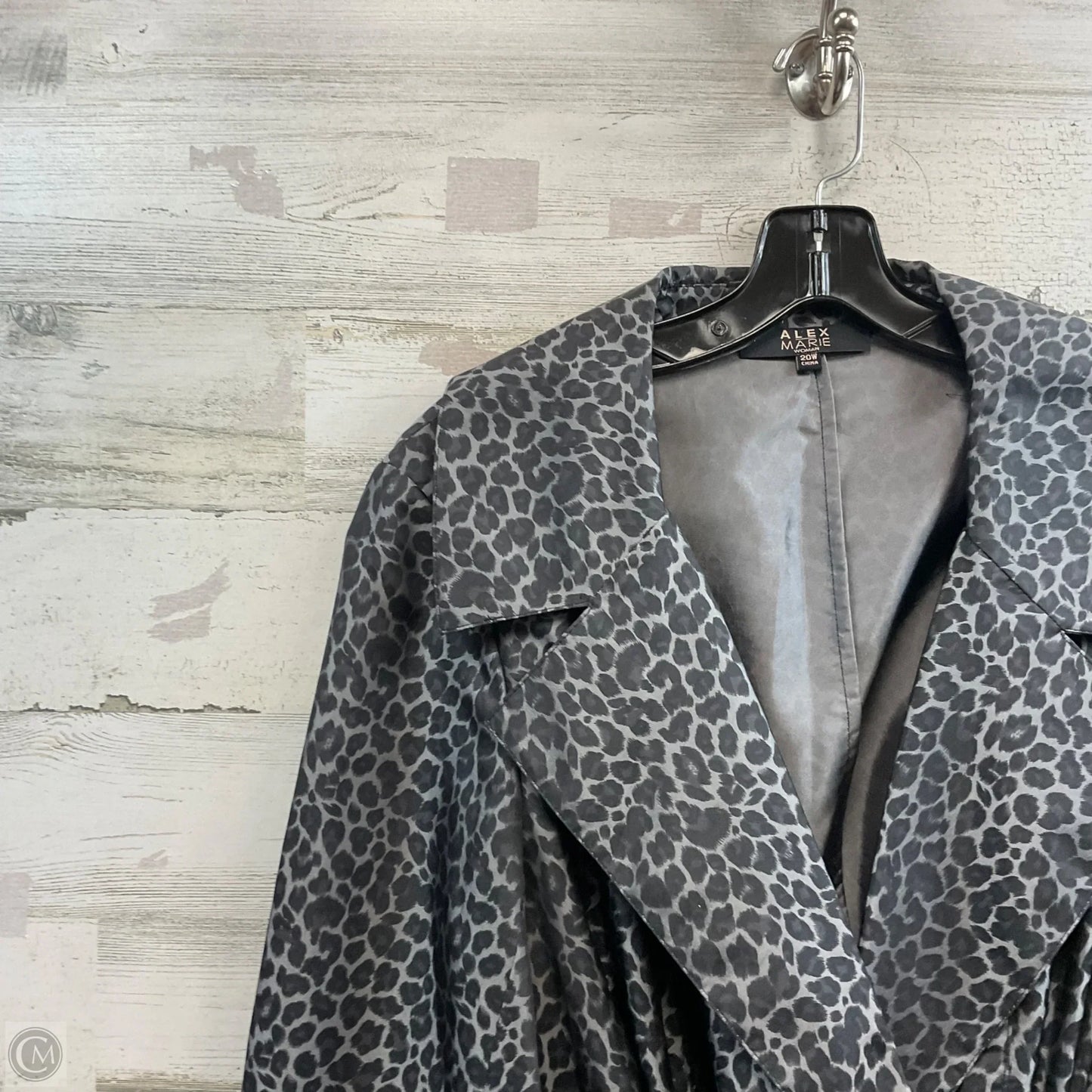 Blouse 3/4 Sleeve By Alex Marie In Black, Size: 2x