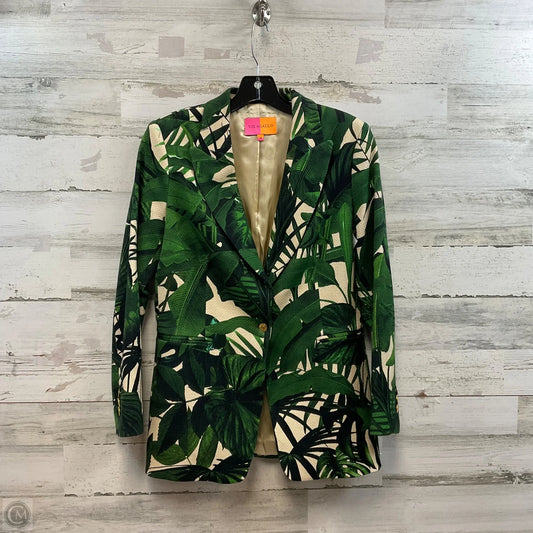 Blazer By VILAGALLO In Green, Size: S