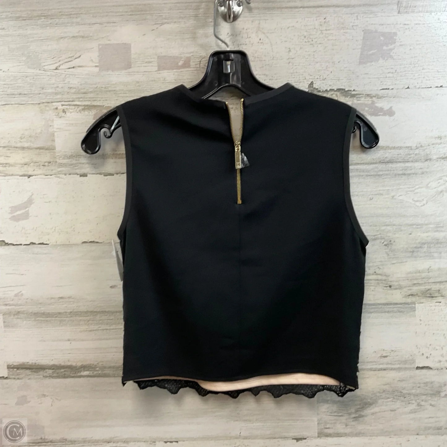 Blouse Sleeveless By Ted Baker In Black, Size: XS