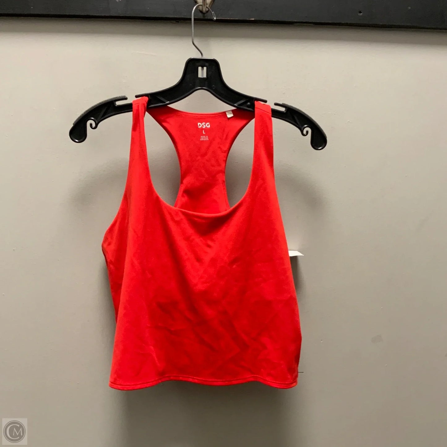 Athletic Bra By Dsg Outerwear In Red, Size: L