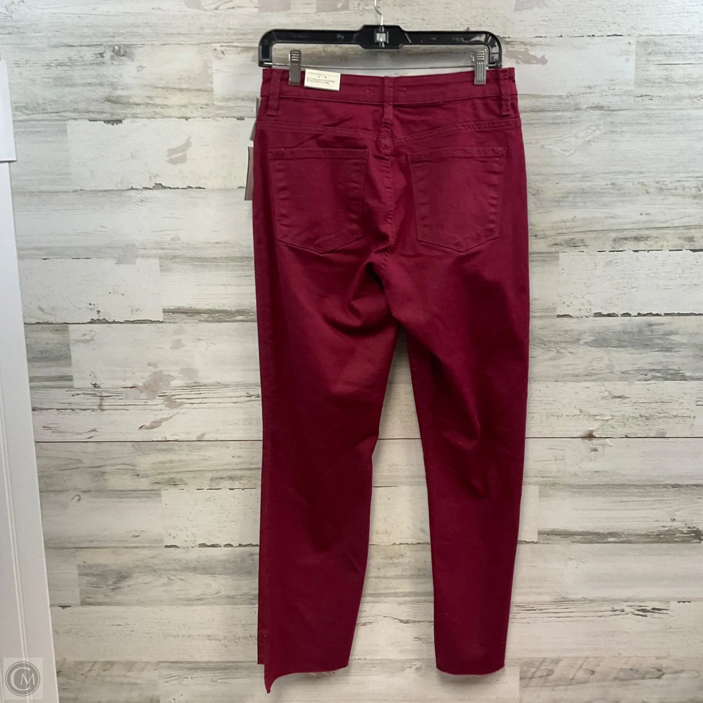 Jeans Flared By WHEATHERLY In Red Denim, Size: 6