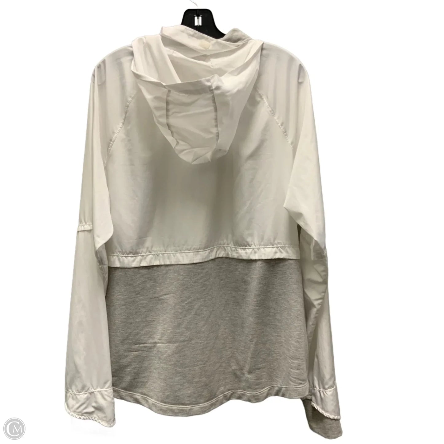 Athletic Jacket By Avia In White, Size: 2x