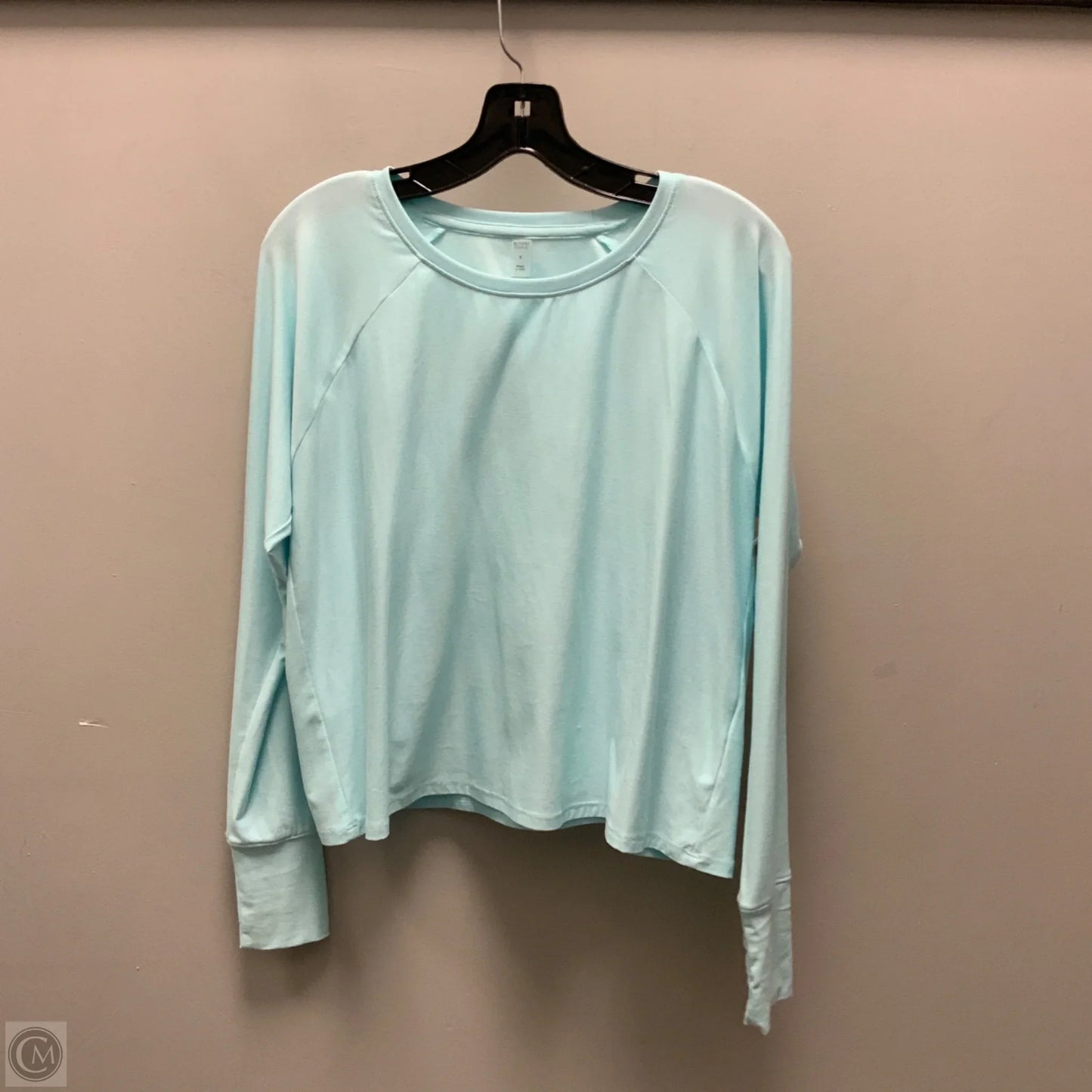 Athletic Top Long Sleeve Crewneck By Beyond Yoga In Blue, Size: S