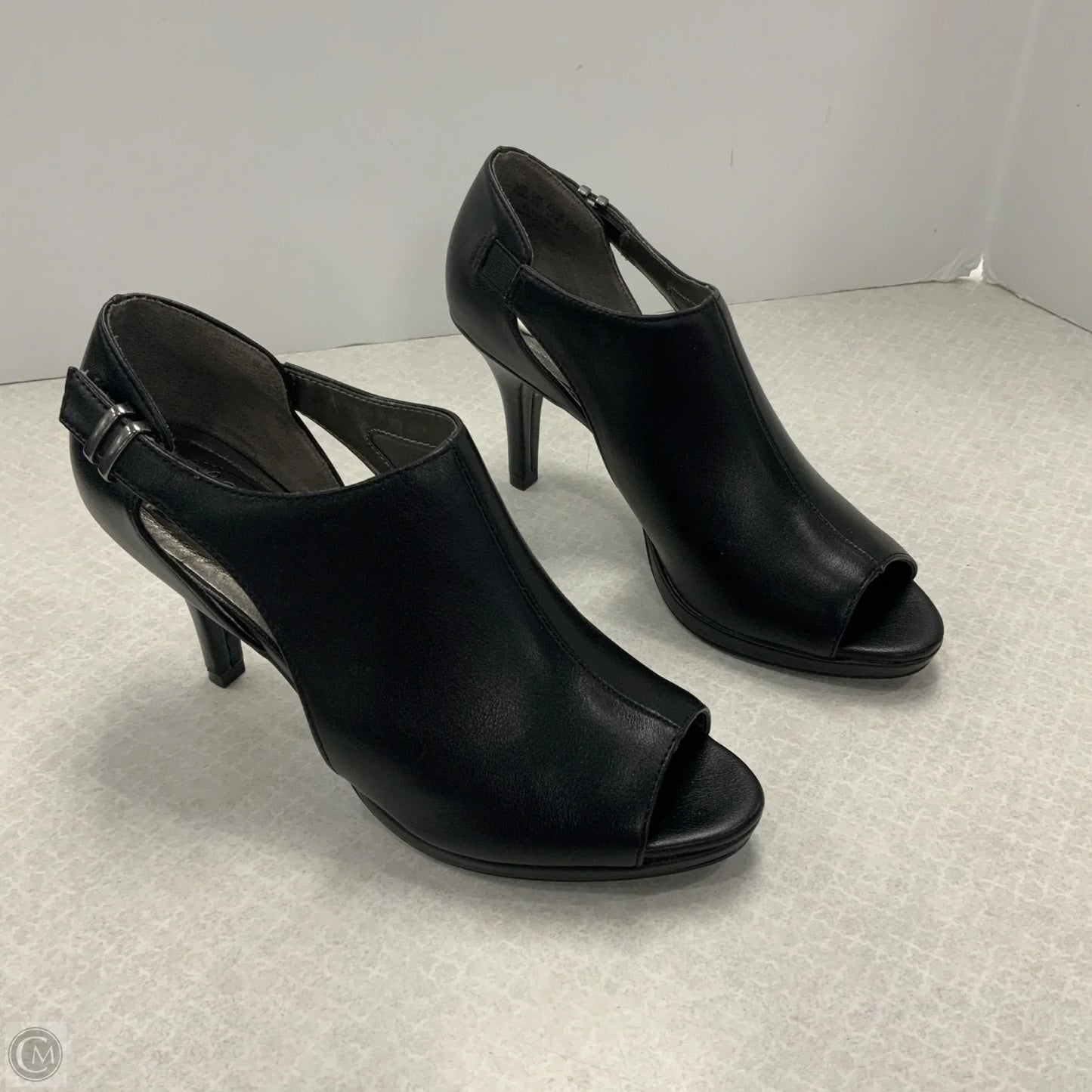 Sandals Heels Stiletto By Life Stride In Black, Size: 7.5