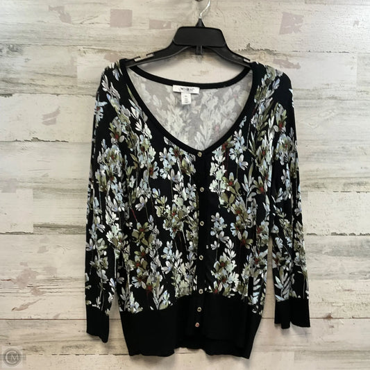 Cardigan By White House Black Market In Black, Size: Xl