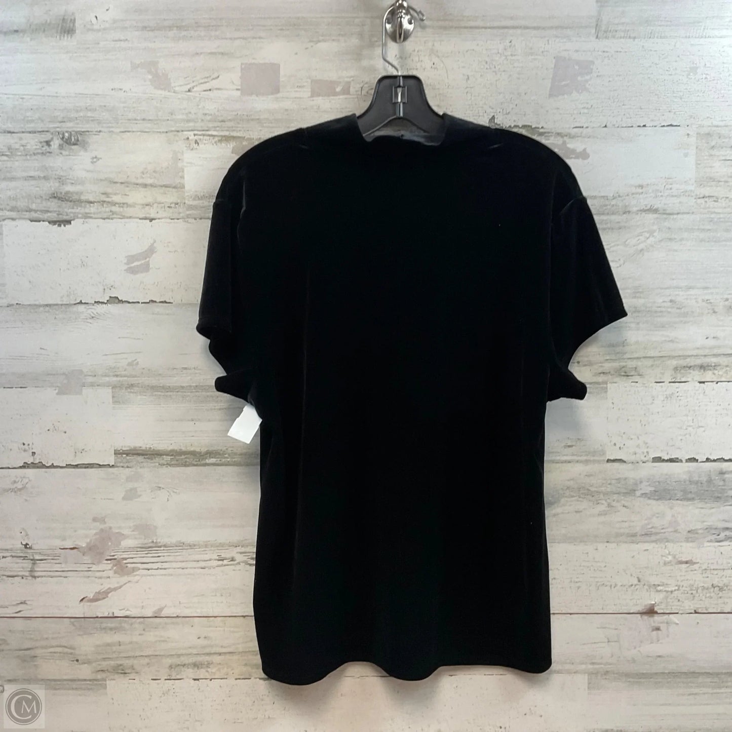 Top Short Sleeve By Coldwater Creek In Black, Size: Xl
