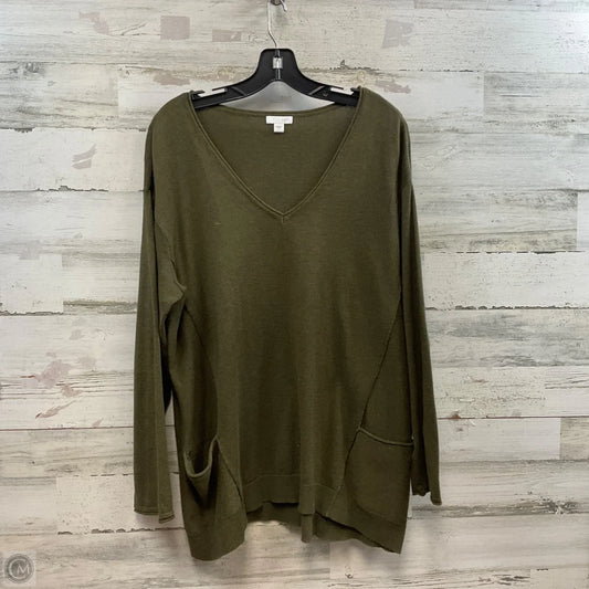 Sweater By J. Jill In Green, Size: L
