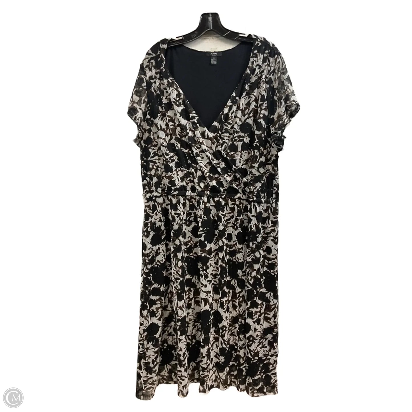 Dress Casual Midi By Alfani In Black, Size: 3x