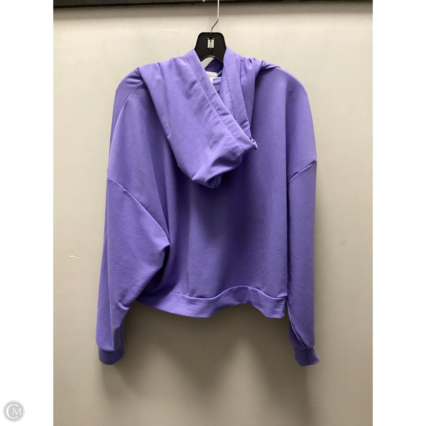 Athletic Top Long Sleeve Hoodie By Puma In Purple, Size: Xl