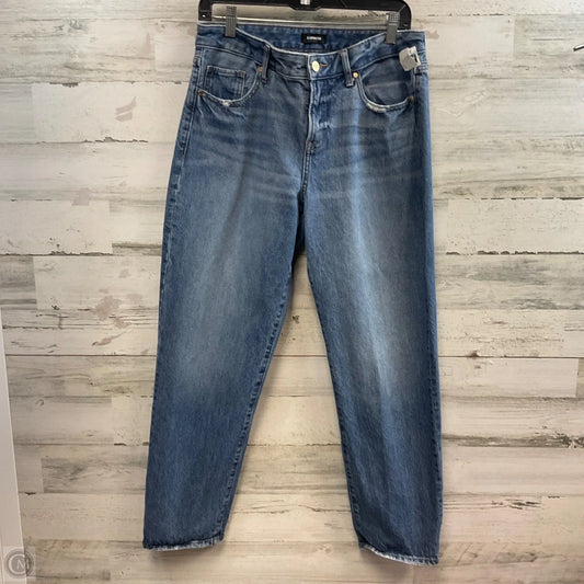 Jeans Boyfriend By Express In Blue Denim, Size: 6