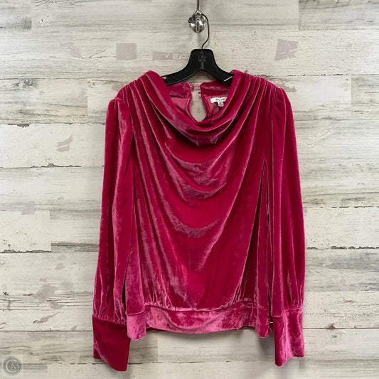 Top Long Sleeve By BTFL LIFE In Pink, Size: M