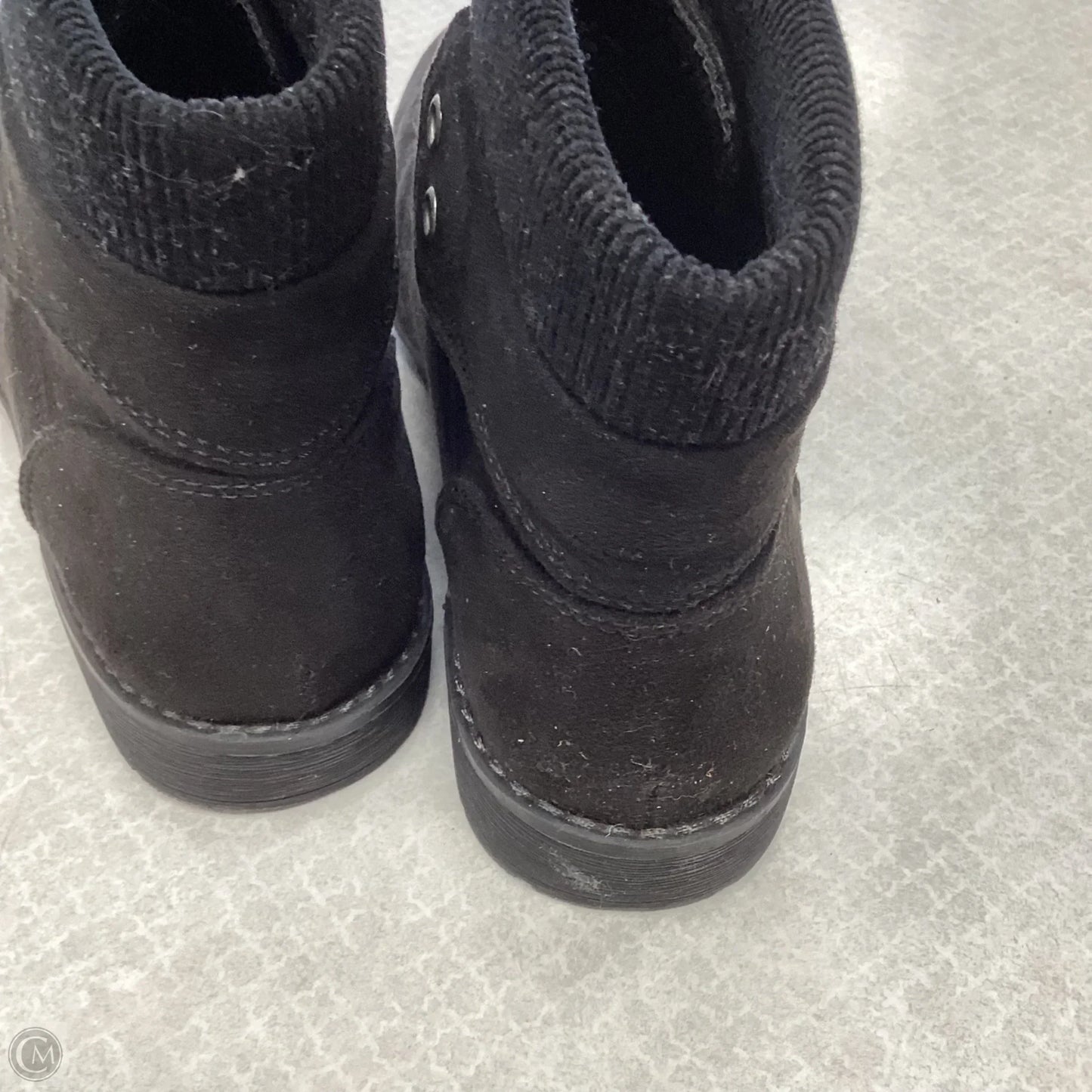 Boots Ankle Flats By St Johns Bay In Black, Size: 7.5