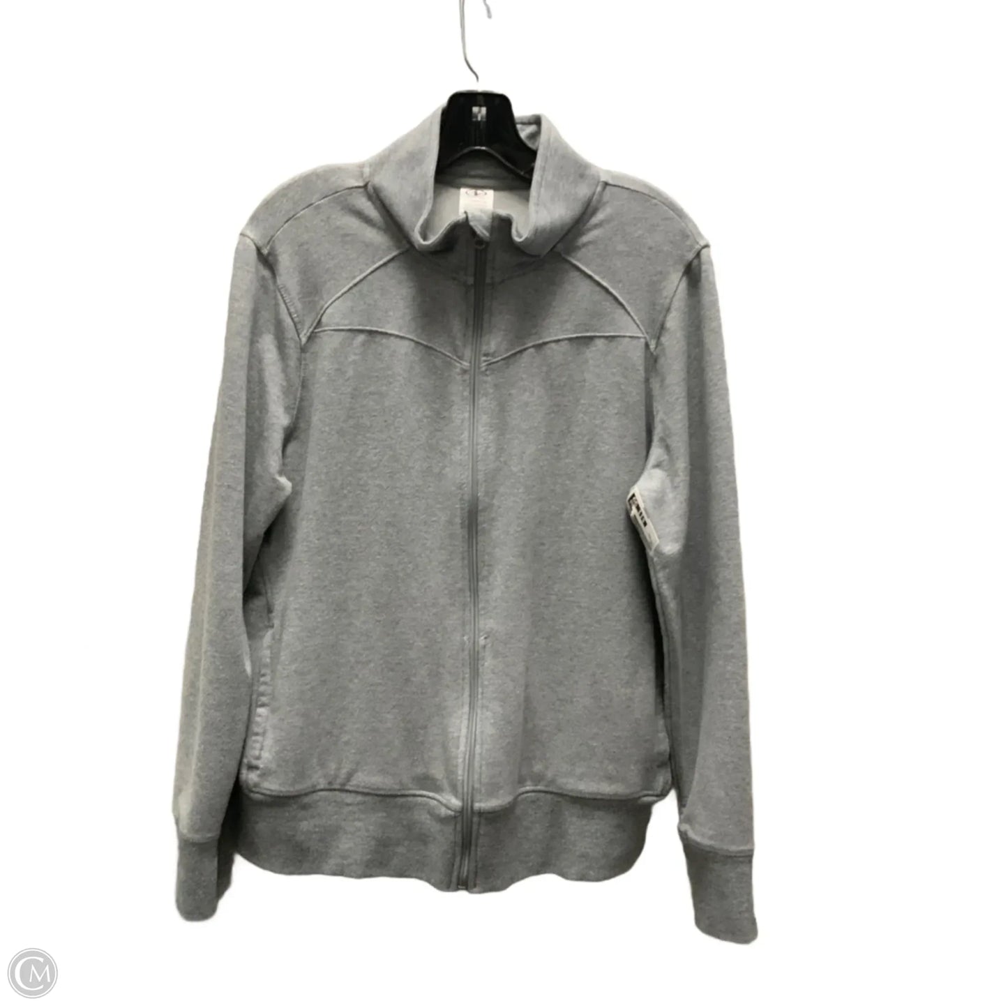 Athletic Jacket By Athletic Works In Grey, Size: Xxl