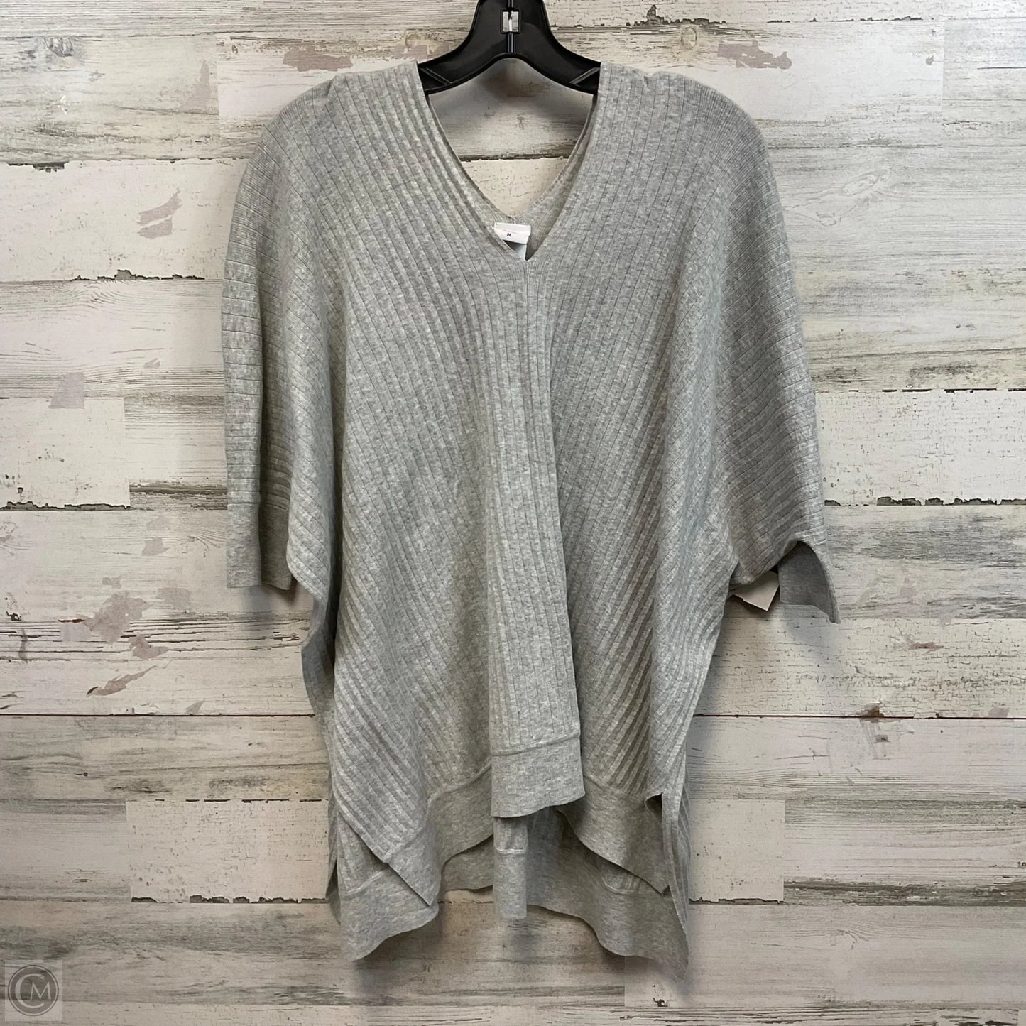 Top Short Sleeve By Cabi In Grey, Size: M