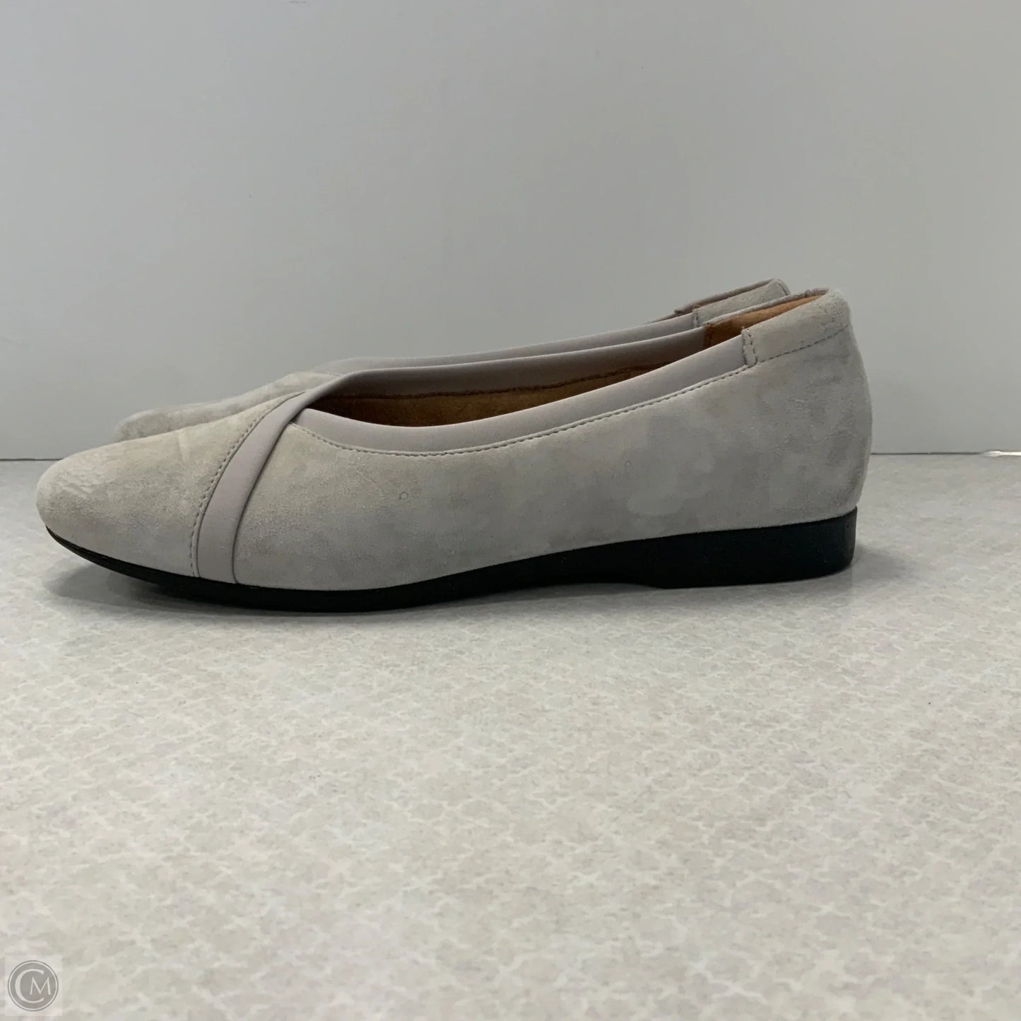 Shoes Flats By Clarks In Blue, Size: 8