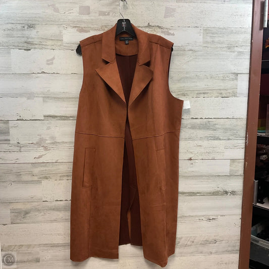 Vest Other By Joan Vass In Brown, Size: L