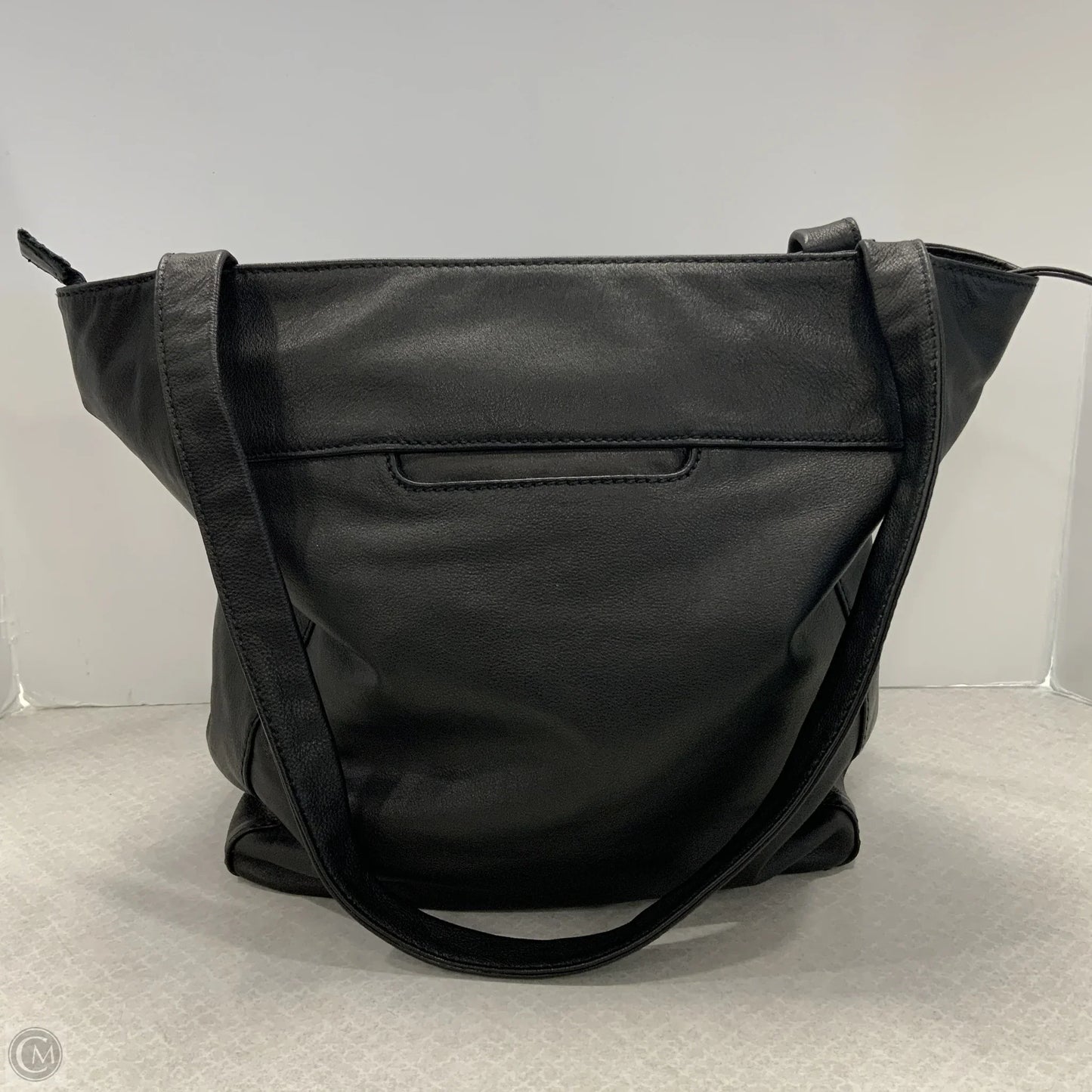 Handbag Leather By Hobo Intl, Size: Large