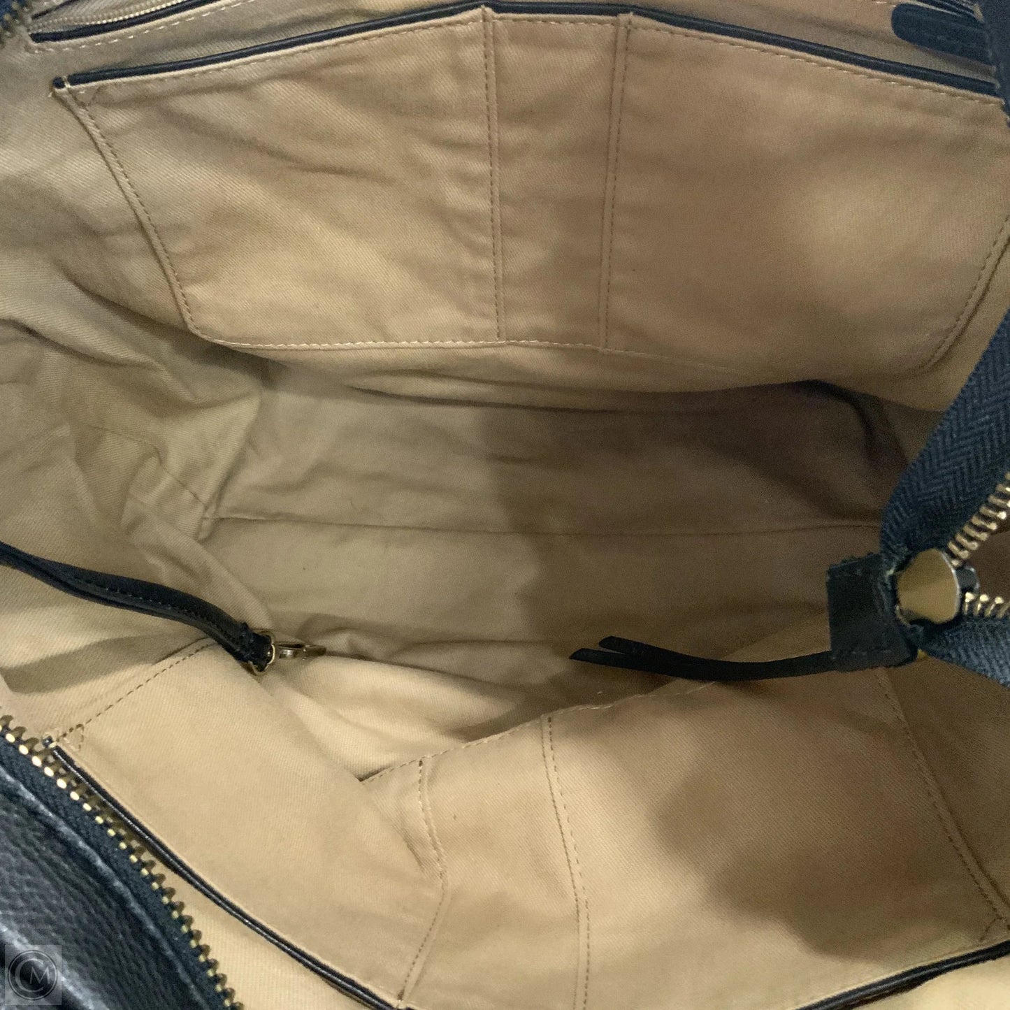 Handbag Leather By Hobo Intl, Size: Large