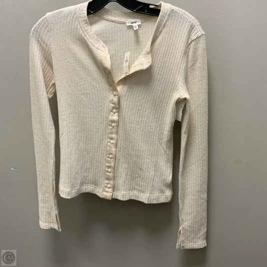 Top Long Sleeve By Aerie In Cream, Size: Xs
