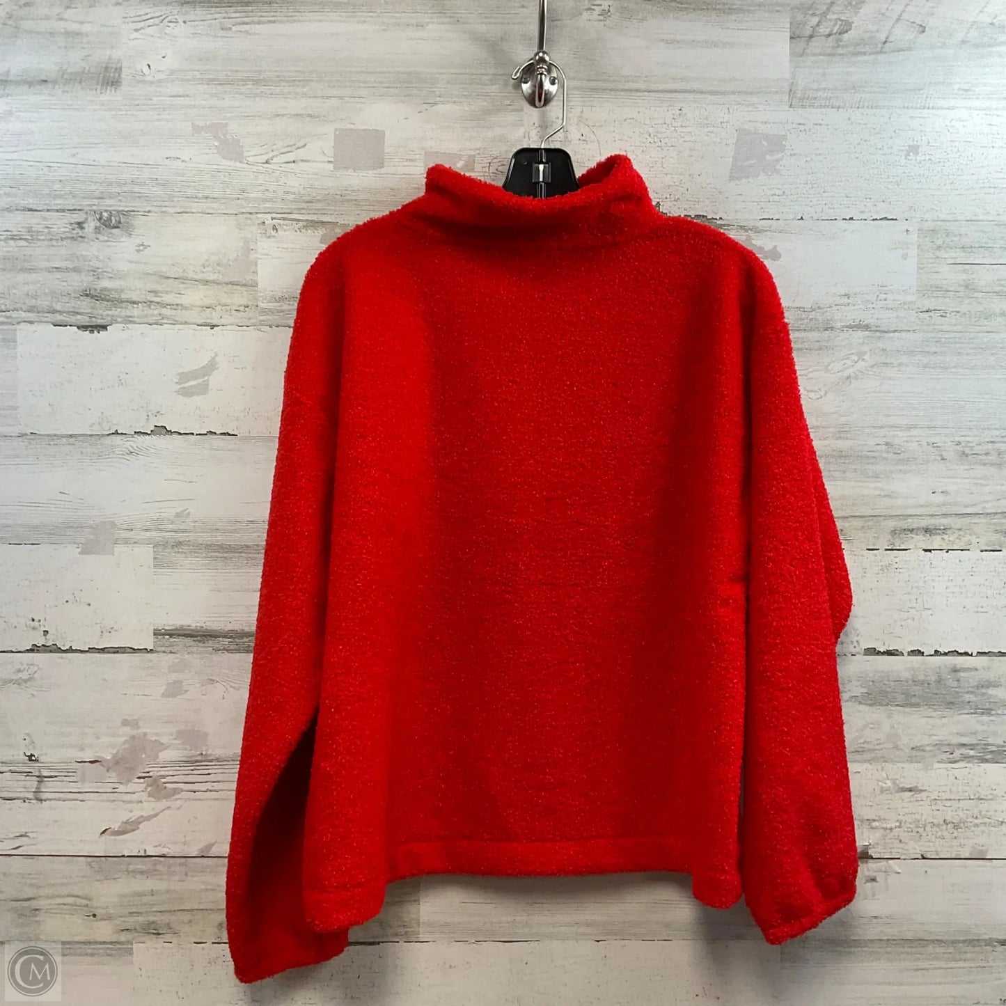 Top Long Sleeve By Loft In Red, Size: M